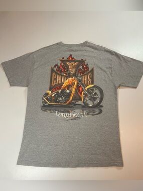 Vintage West Coast Choppers Jesse Who Long Beach Motorcycle Graphic Tee